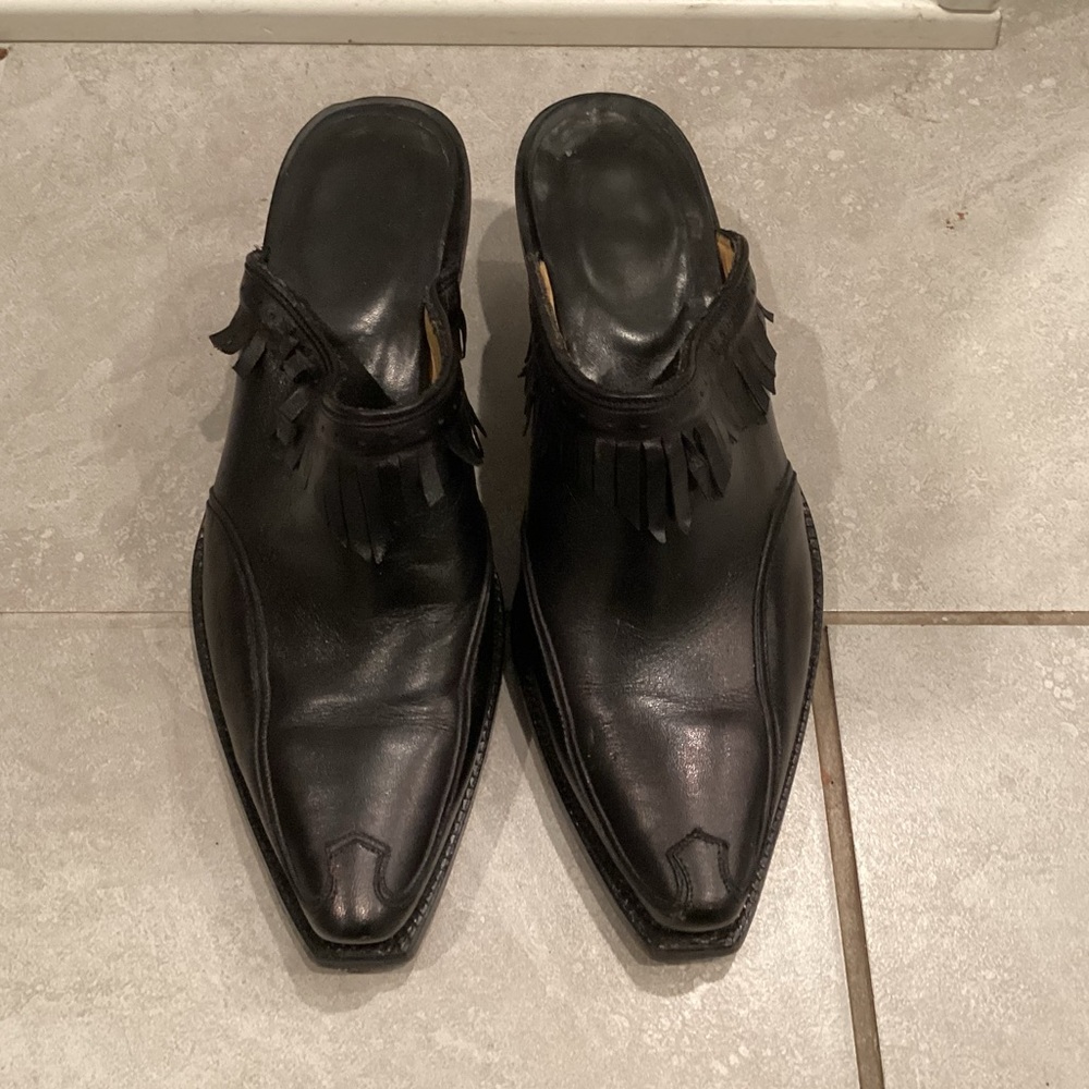 Caborca Leather Clogs - Picture 6 of 8